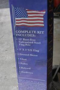 lot 86 image: Flag Pole