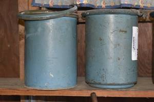 lot 88 image: tin canisters with contents