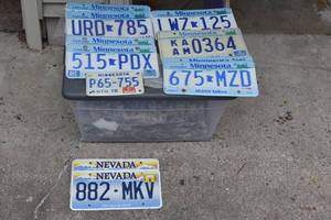 lot 106 image: License plates