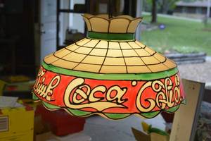 lot 114 image: Drink Coca-Cola chandelier