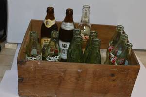 lot 132 image: Coca-Cola glass bottles