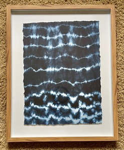 lot 84 image: Fun Framed Prints in Hues of Blues