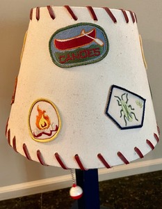 lot 109 image: Patch Accented Table Lamp