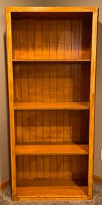 lot 107 image: Wooden Bookshelf