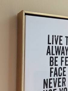 lot 125 image: Framed Canvas Print