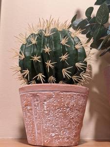 lot 129 image: Pair of Potted Faux Plants
