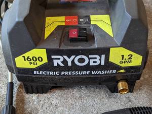 lot 139 image: Ryobi Electric Pressure Washer