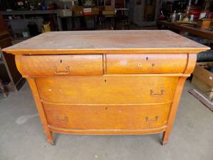 Dresser with mirror