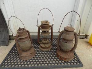 3 Lanterns 2 with glass