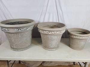 3 New Large Planters