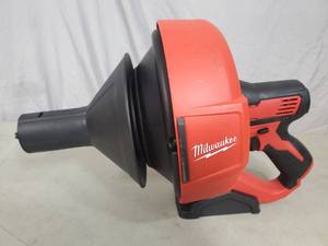 Milwaukee M12 Lithium-Ion Cordless Auger Snake Drain Cleaning Tool
