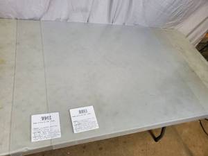 2 New Sheets of Plaskolite Optix Clear Acrylic Sheet 30 in. x 36 in. x .100 inch thickness.