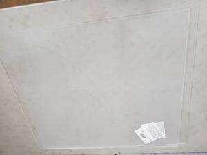2 New Sheets of Plaskolite Optix Clear Acrylic Sheet 24 in. x 28 in. x .100 inch thickness.