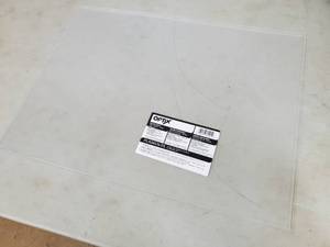 2 New Sheets of Plaskolite Optix Clear Acrylic Sheet 18 in. x 24 in. x .100 inch thickness.