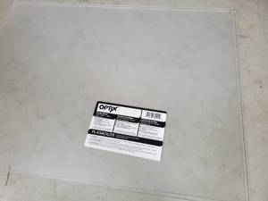 2 New Sheets of Plaskolite Optix Clear Acrylic Sheet 18 in. x 24 in. x .100 inch thickness.