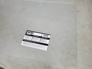2 New Sheets of Plaskolite Optix Clear Acrylic Sheet 18 in. x 24 in. x .100 inch thickness.