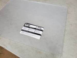 3 New Sheets of Plaskolite Optix Clear Acrylic Sheet 18 in. x 24 in. x .100 inch thickness.
