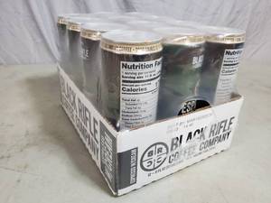 New Case of 12 Cans Black Rifle Coffee Espresso with Cream