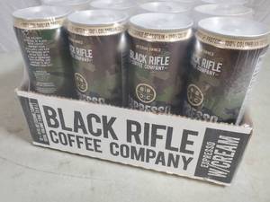 New Case of 12 Cans Black Rifle Coffee Espresso with Cream