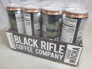 New Case of 12 Cans Black Rifle Coffee Espresso Mocha