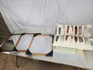 Assorted Mirrors and 2 New Decorative Pillows