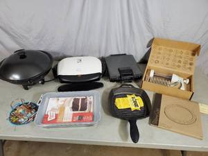 Pampered Chef, Lodge Cast Iron, George Foreman, Etc