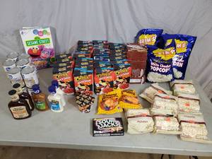 Large Lot of Food and Snacks