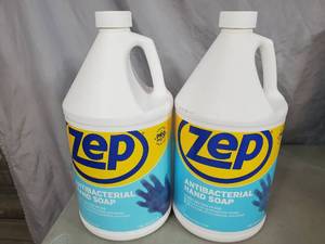 2 New Gallon Jugs of ZEP Antibacterial Hand Soap