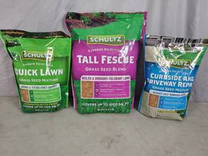 3 New Bags of Schultz Grass Seed