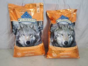2 New 24 lb Bags of Wilderness Dog Food