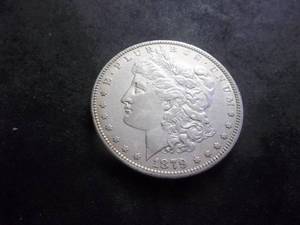 lot 3 image: 1879 O Morgan Silver Dollar