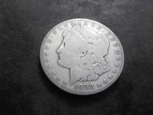 lot 7 image: 1883 CC Morgan Silver Dollar