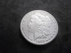 lot 17 image: 1883 S Morgan Silver Dollar