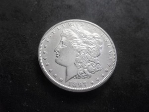 lot 27 image: 1897 S Morgan Silver Dollar