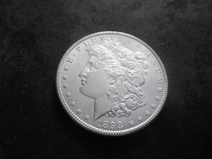 lot 28 image: 1898 Morgan Silver Dollar