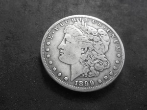 lot 31 image: 1899 S Morgan Silver Dollar
