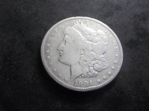 lot 35 image: 1901 Morgan Silver Dollar