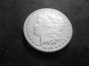 lot 37 image: 1904 S Morgan Silver Dollar