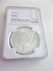 lot 40 image: 1922 Peace Silver Dollar