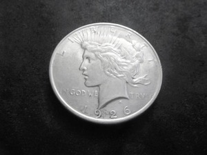 lot 51 image: 1926 D Peace Silver Dollar