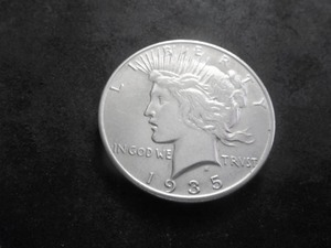 lot 62 image: 1935 S Peace Silver Dollar