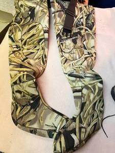 lot 97 image: Gander Mountain Overalls, Boots & Bag