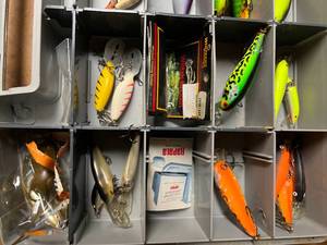lot 135 image: Tackle Box of Fishing Lures