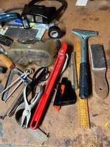 lot 141 image: Clamps, Goggles & More Tools