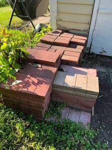 lot 203 image: Lot of Red Brick Pavers