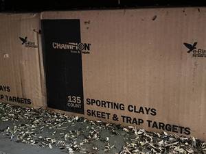 lot 255 image: Contents of Shed - Clay Shooting Disks, Leaf Blower & More