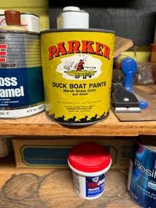 lot 252 image: Lot of Paint - Camouflage and Boat Paint