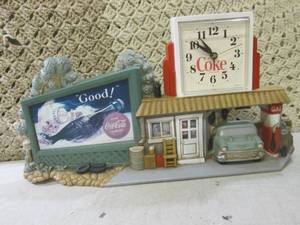 (FS) Coca-Cola Clock 21 12 x 11 1...
