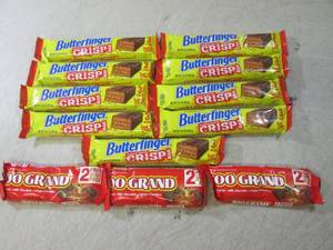(B-1) 12 Candy Bars Past Date...