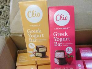 (B-2) 18 Greek Yogurt Bars Vanilla ...